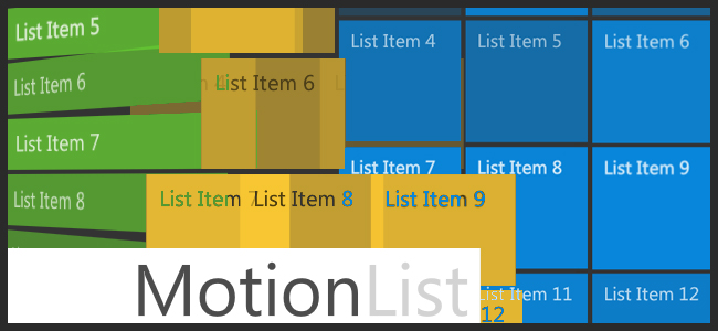 MotionList – part 2