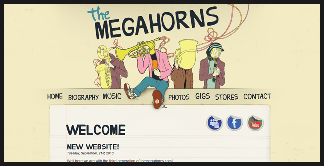 The Megahorns Website Refresh