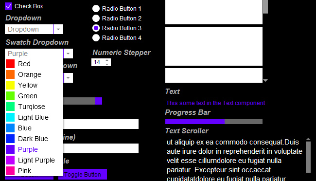 NiceComps – AS3 UI components for Flash