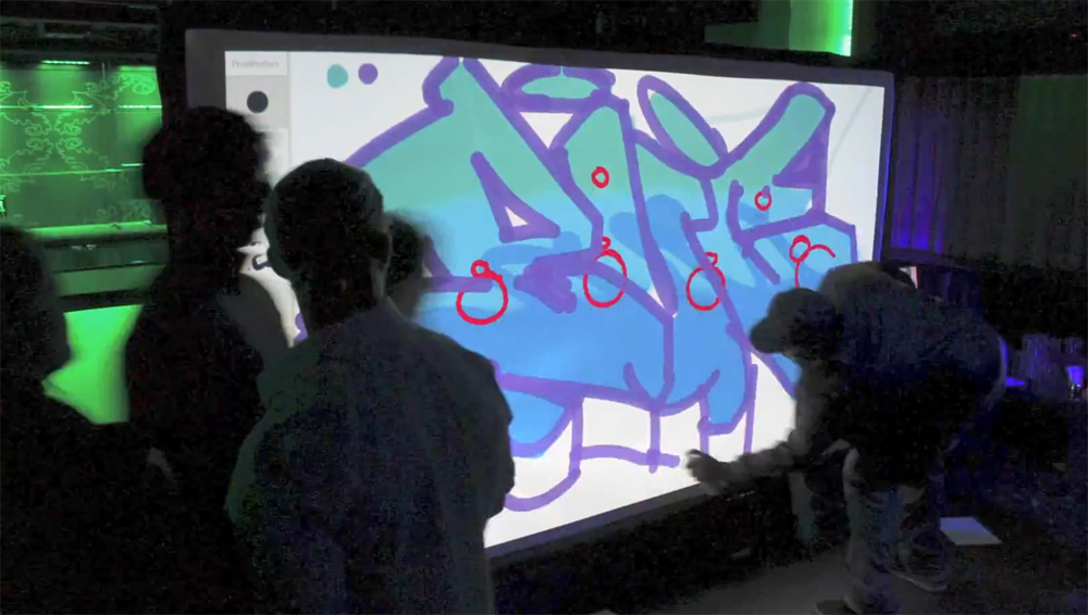 PixelPerfect digital art wall